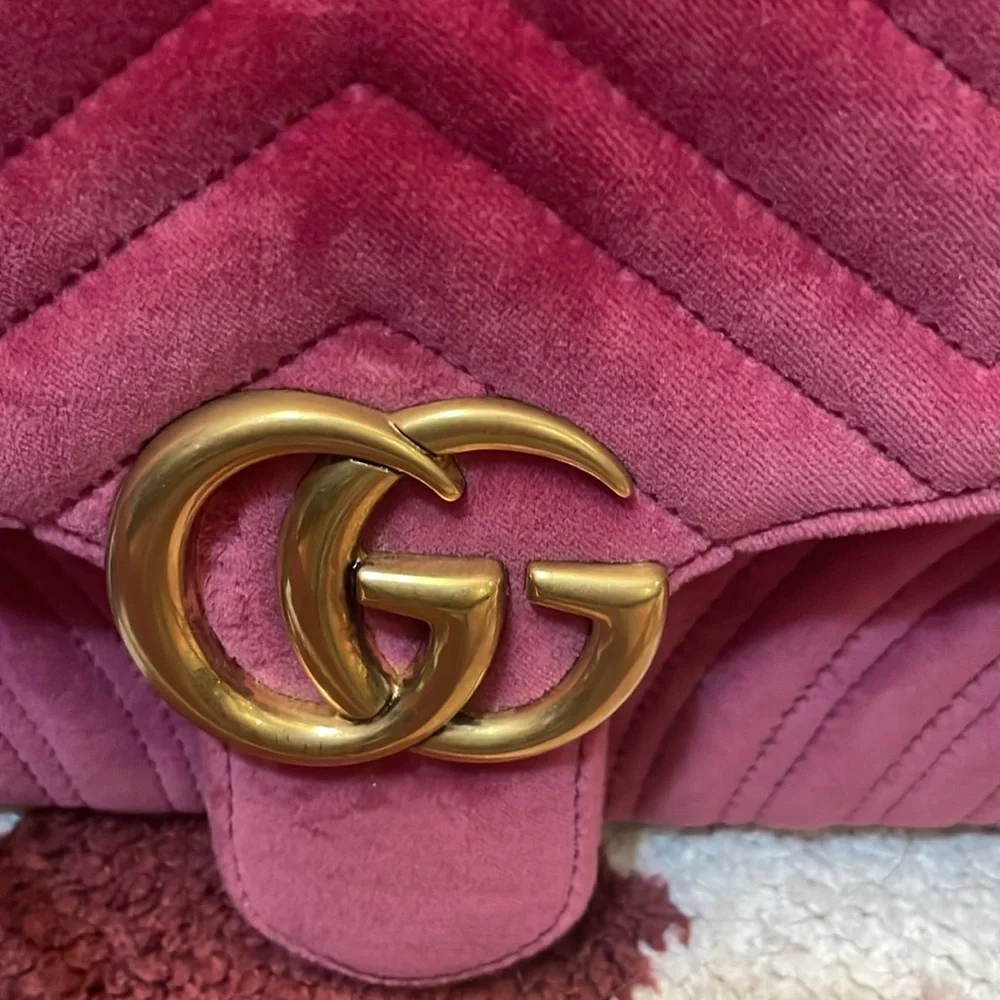 For Baefia! Gucci Marmont pink velvet - Picture 3 of 13